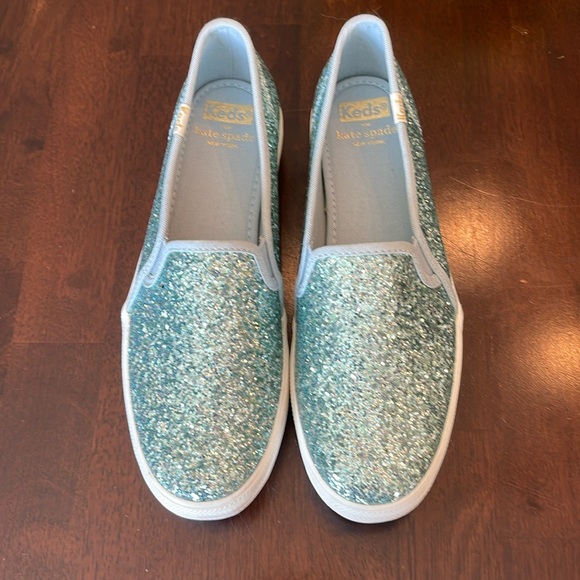 NWOT keds for Kate Spade Double Decker Glitter Slip On Sneaker 6.5 - Picture 4 of 8